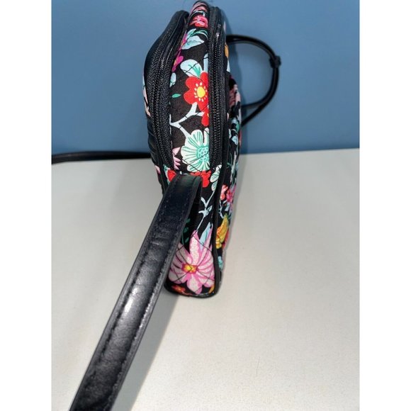 Vera Bradley Black Multi Floral Crossbody Purse (25513) - Picture 3 of 9